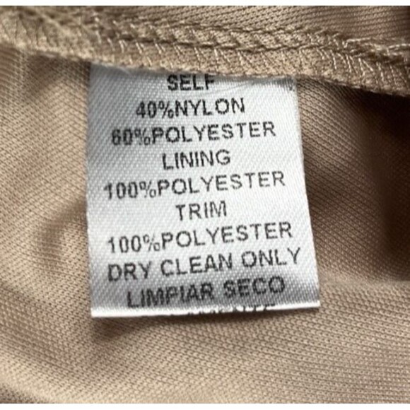 Soieblu Black Lace Overlay Beige Lining Dress Size Medium Romantic Whimsigoth - Picture 13 of 16